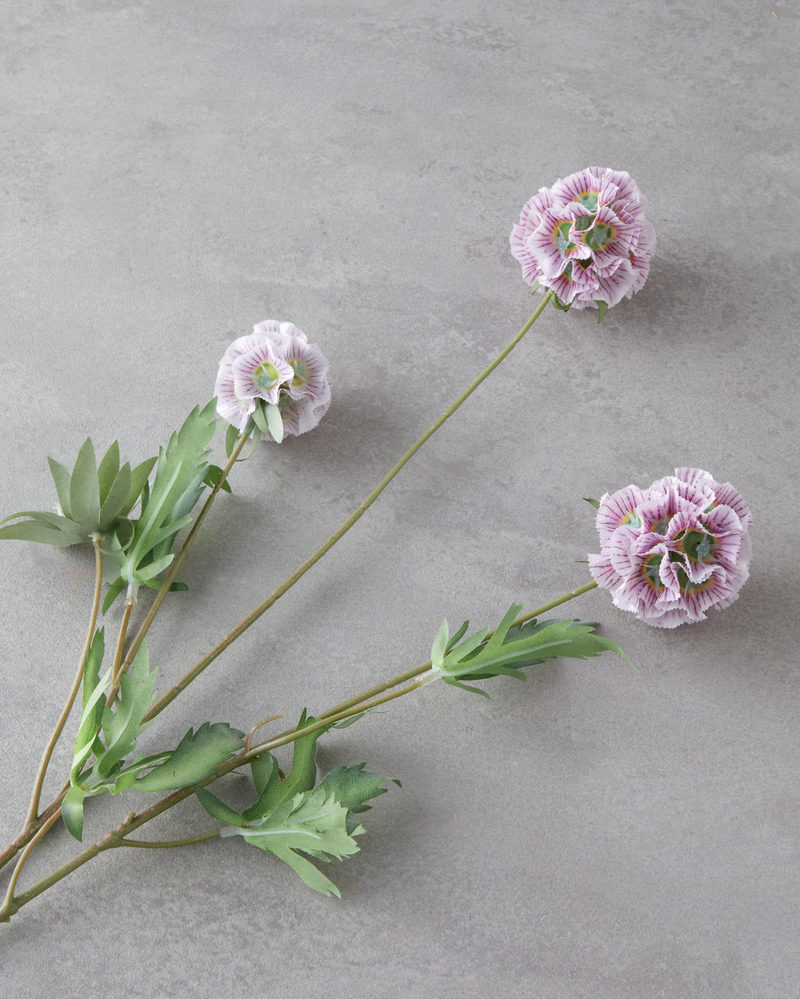 Star Flower Tek Dal Yapay Çiçek 71 cm Beyaz