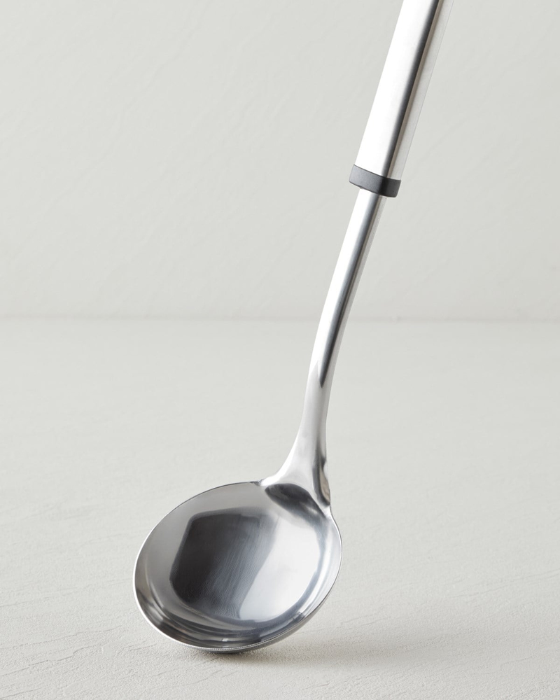 Steel Force Paslanmaz Çelik Kepçe 30 cm Siyah - Gri