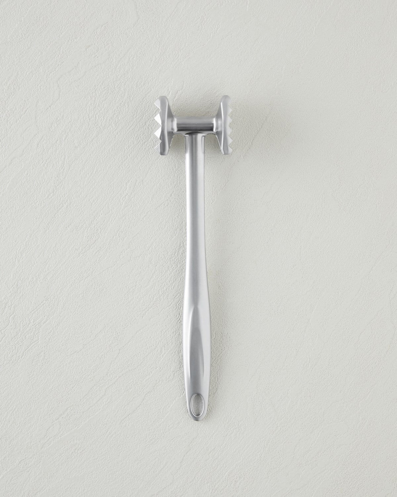 Steel Master Paslanmaz Çelik Et Dövme Gereci 22 cm Gri