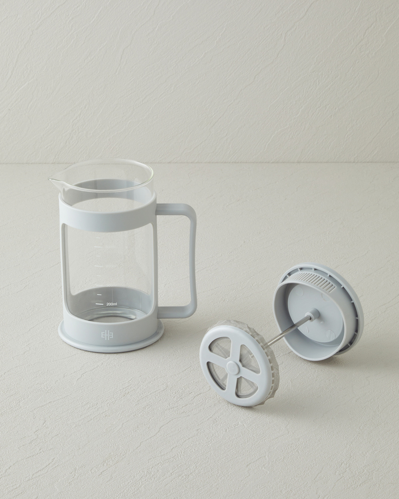 Stella Borosilikat French Press 600 ml Gri