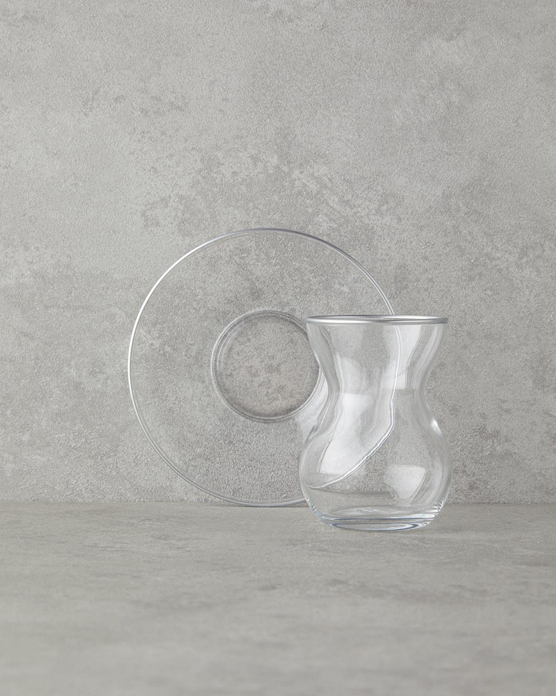 Stellar Cam 12 Parça 6 Kişilik Çay Seti 140 ml Silver