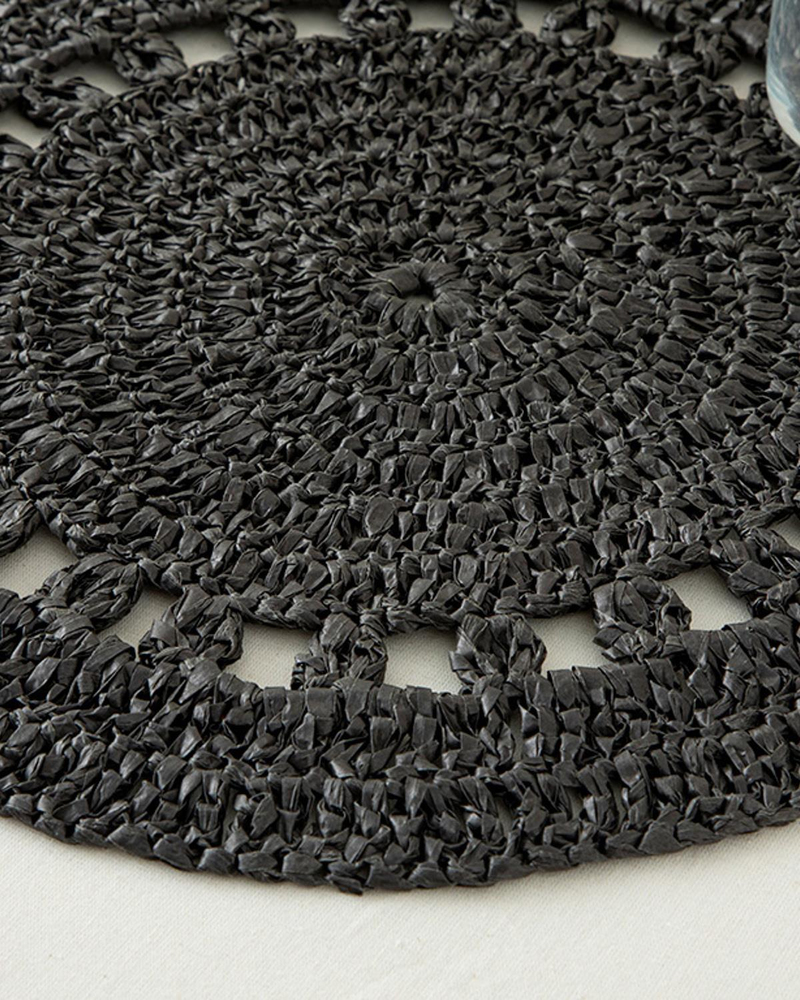 Straw Rope Rafya Amerikan Servis Antrasit