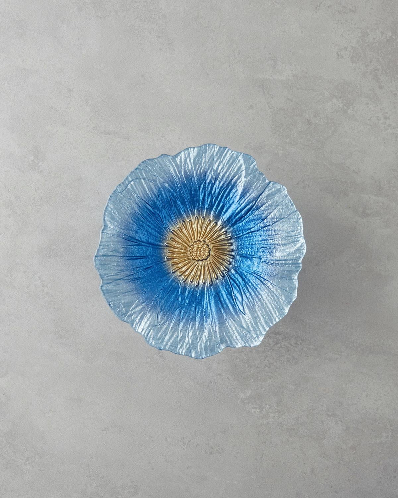 Sunflower Cam Kek Standı 21 cm Mavi