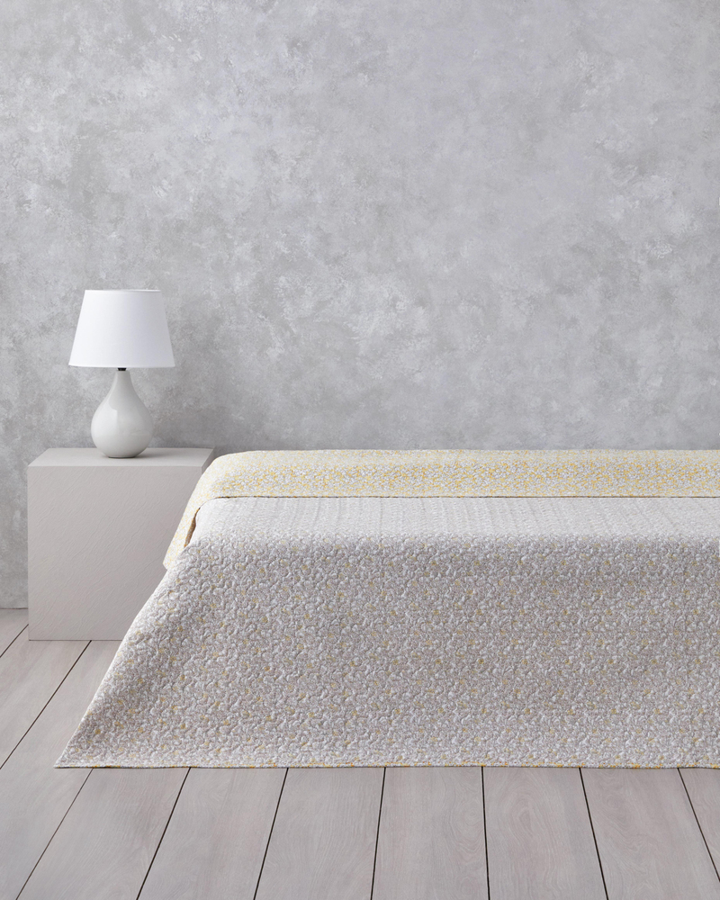 Sunshine Bliss Çift Kişilik Çok Amaçlı Örtü 200x220 cm Sarı