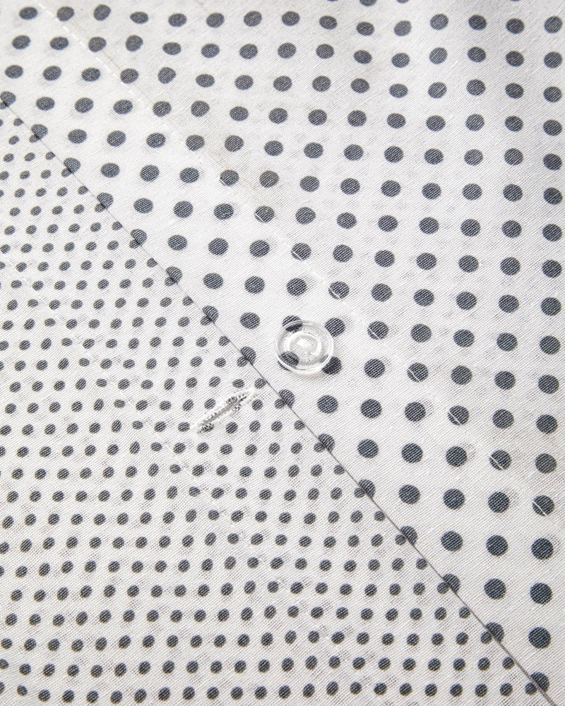 Sweet Dots Kolay Ütülenir Çift Kişilik Nevresim Takımı 200x220 cm Koyu Gri