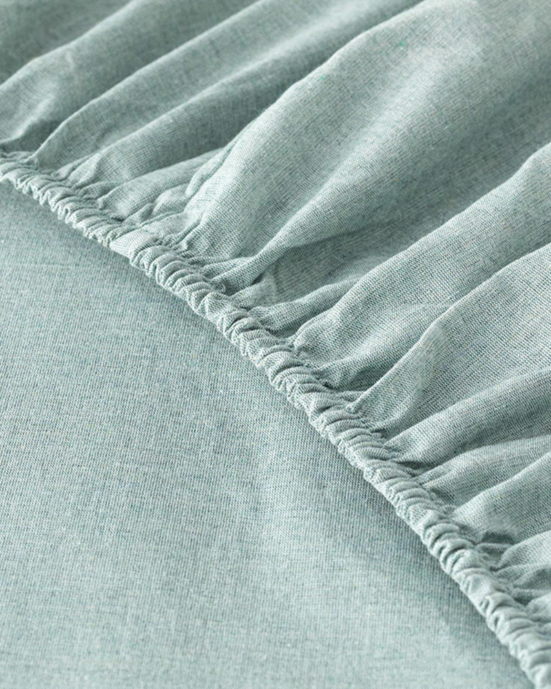 Sweet Spring Dijital Baskılı Soft Cotton Tek Kişilik Nevresim Takımı Yeşil