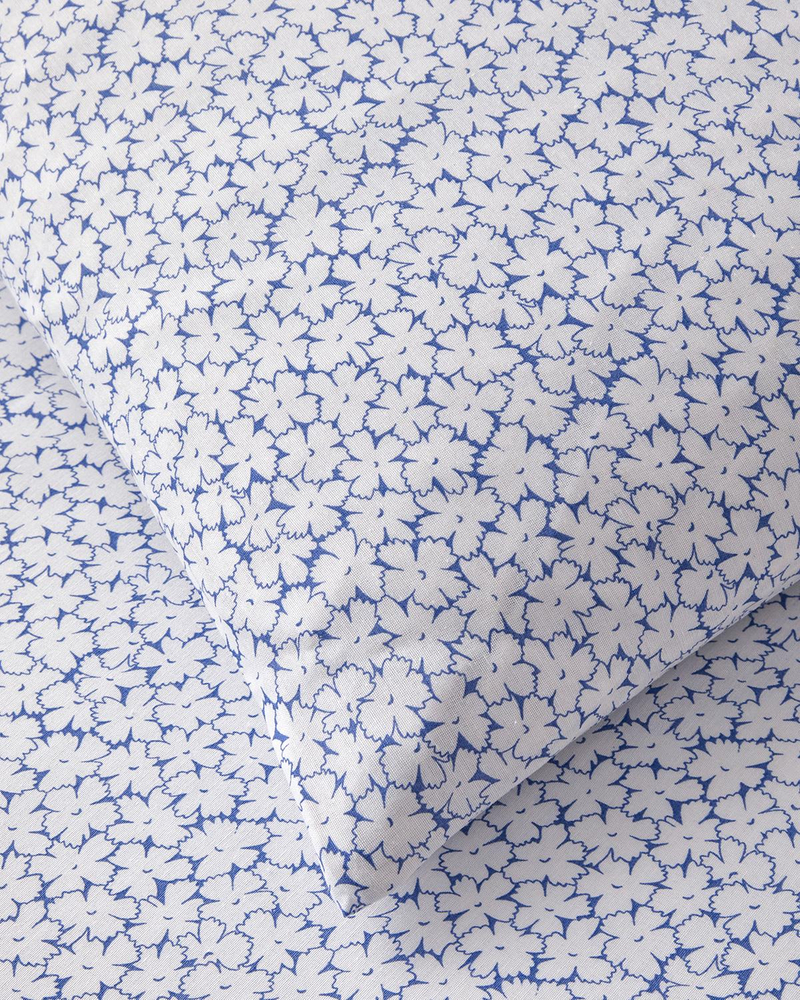 Sweet Violet Kolay Ütülenir Çift Kişilik Nevresim Takımı 200x220 cm Koyu Mavi