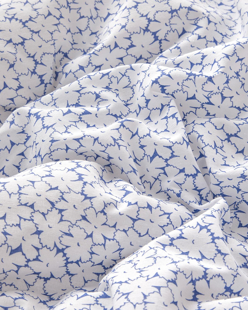 Sweet Violet Kolay Ütülenir Çift Kişilik Nevresim Takımı 200x220 cm Koyu Mavi