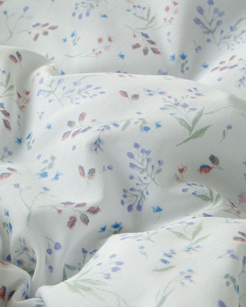 Sweety Meadow Kolay Ütülenir Çift Kişilik Nevresim Seti 200x220 cm Lila