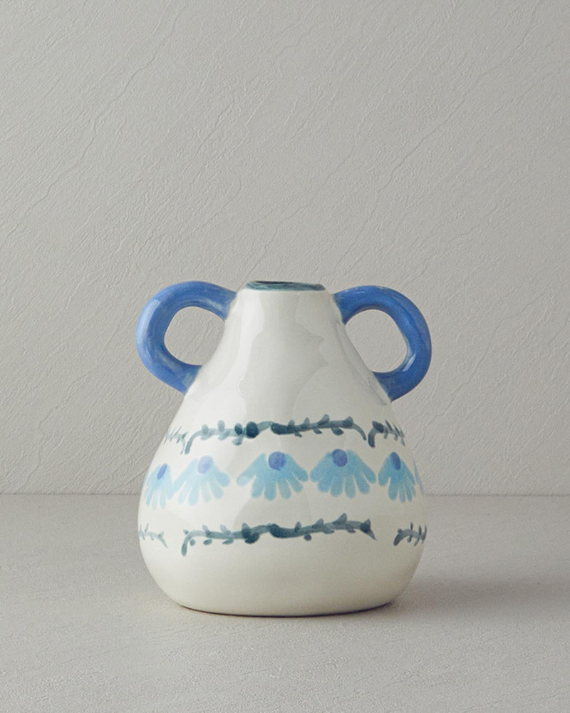 Sylvia Stoneware Vazo Multicolor