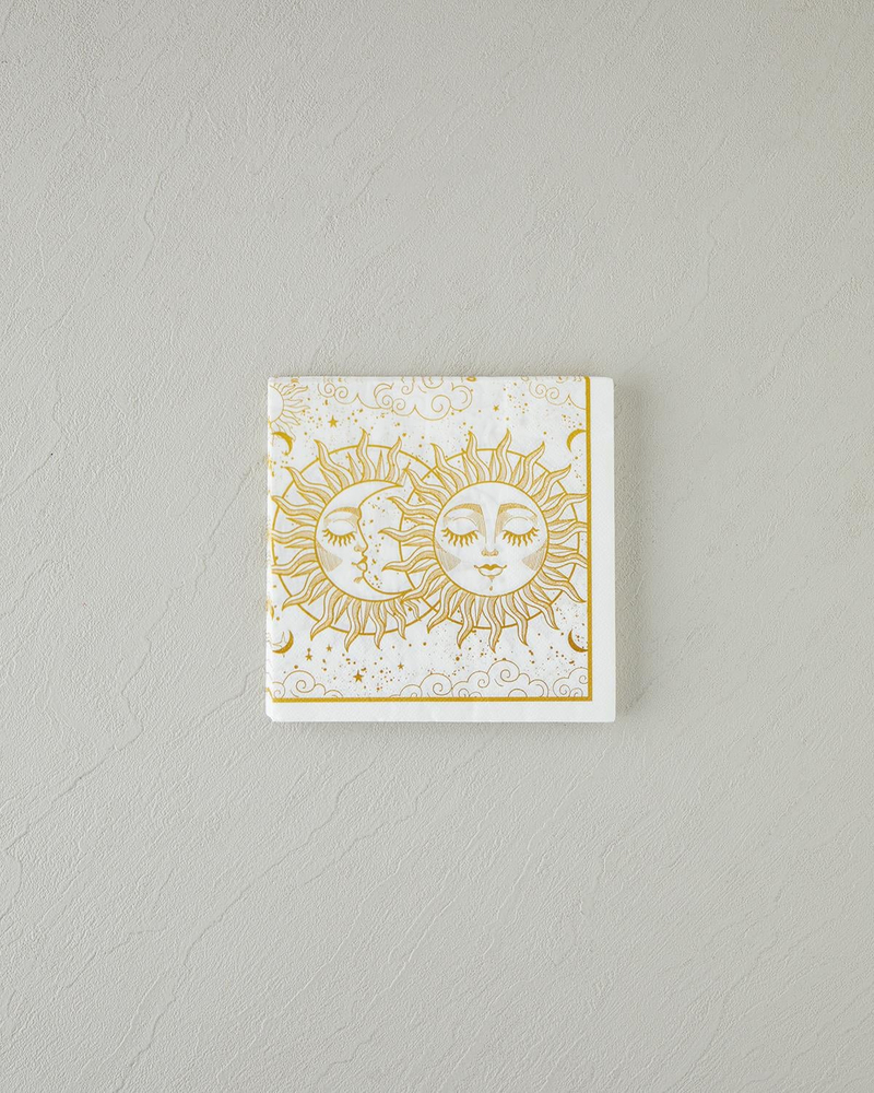Talisman Mysterious Kağıt 20'li Kağıt Peçete 33x33 cm Gold