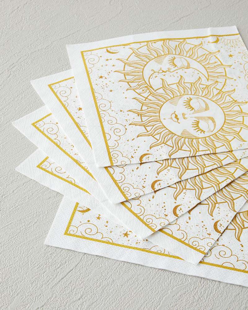 Talisman Mysterious Kağıt 20'li Kağıt Peçete 33x33 cm Gold