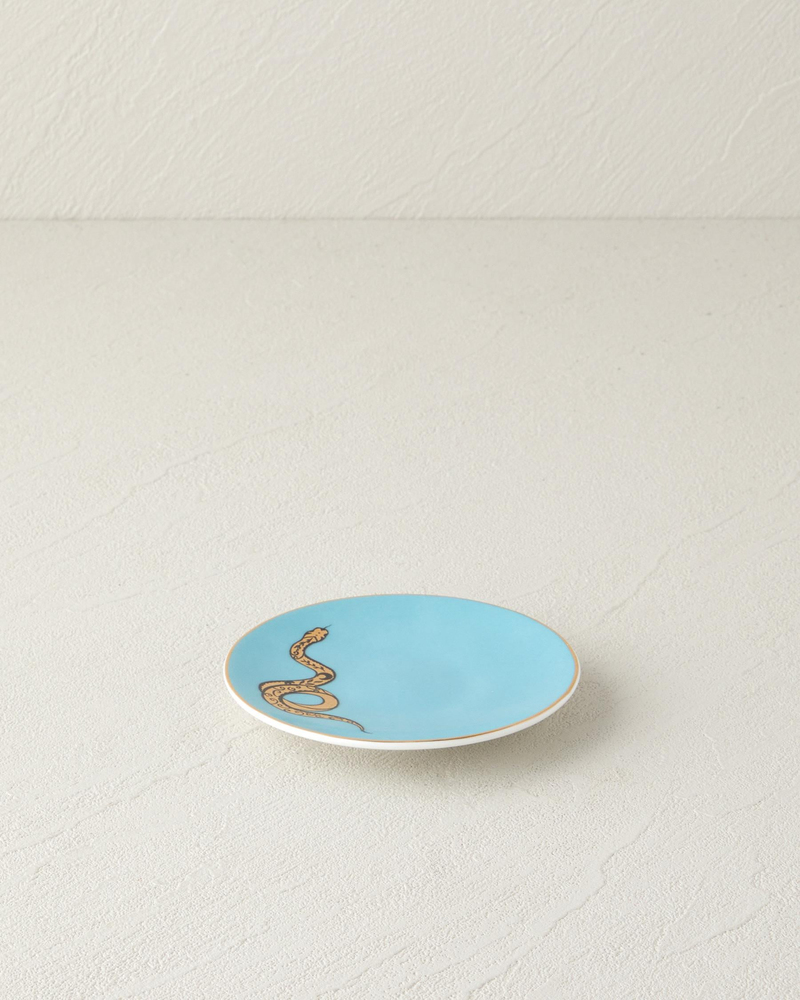 Talisman Snake Bone China Çerezlik 10 cm Açık Mavi