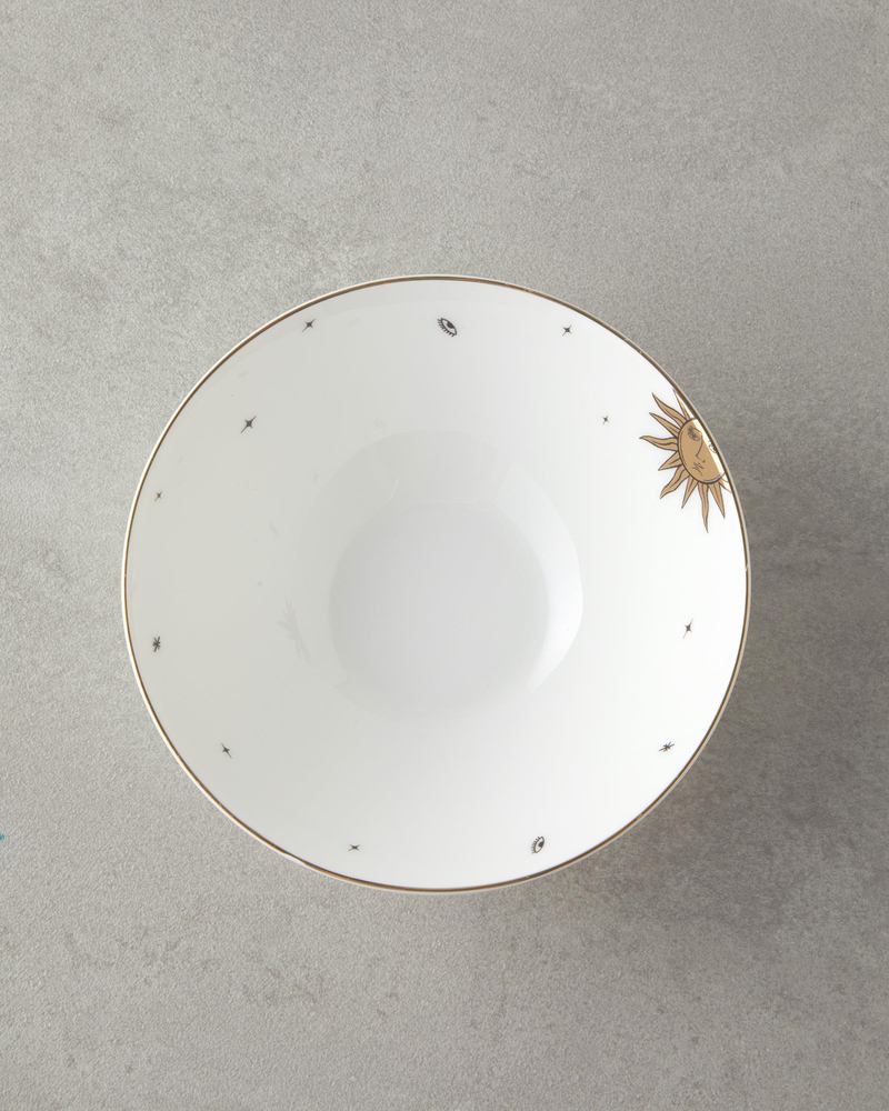 Talisman Sun Bone China Kase 15 cm Siyah-Gold