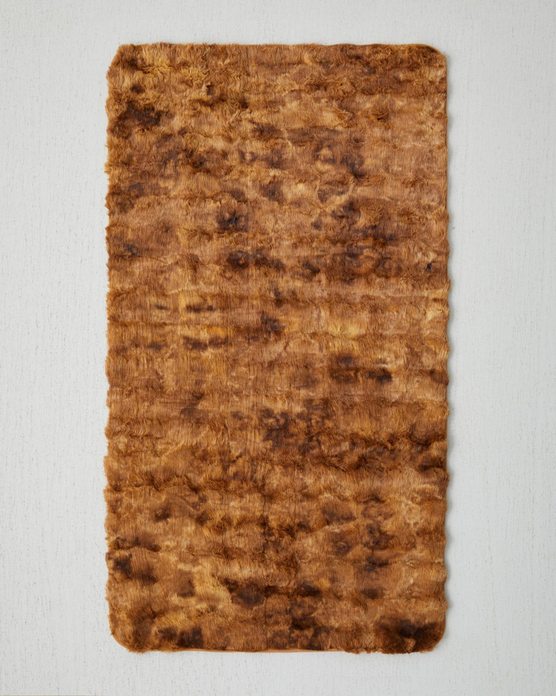 Terra Pelüş Halı 80x150 cm Kahve