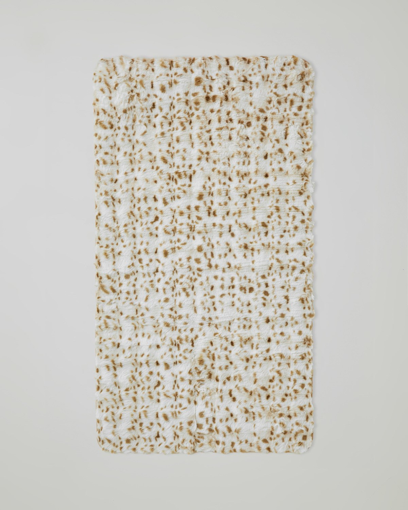 Terra Pelüş Halı 80x150 cm Kahve - Bej