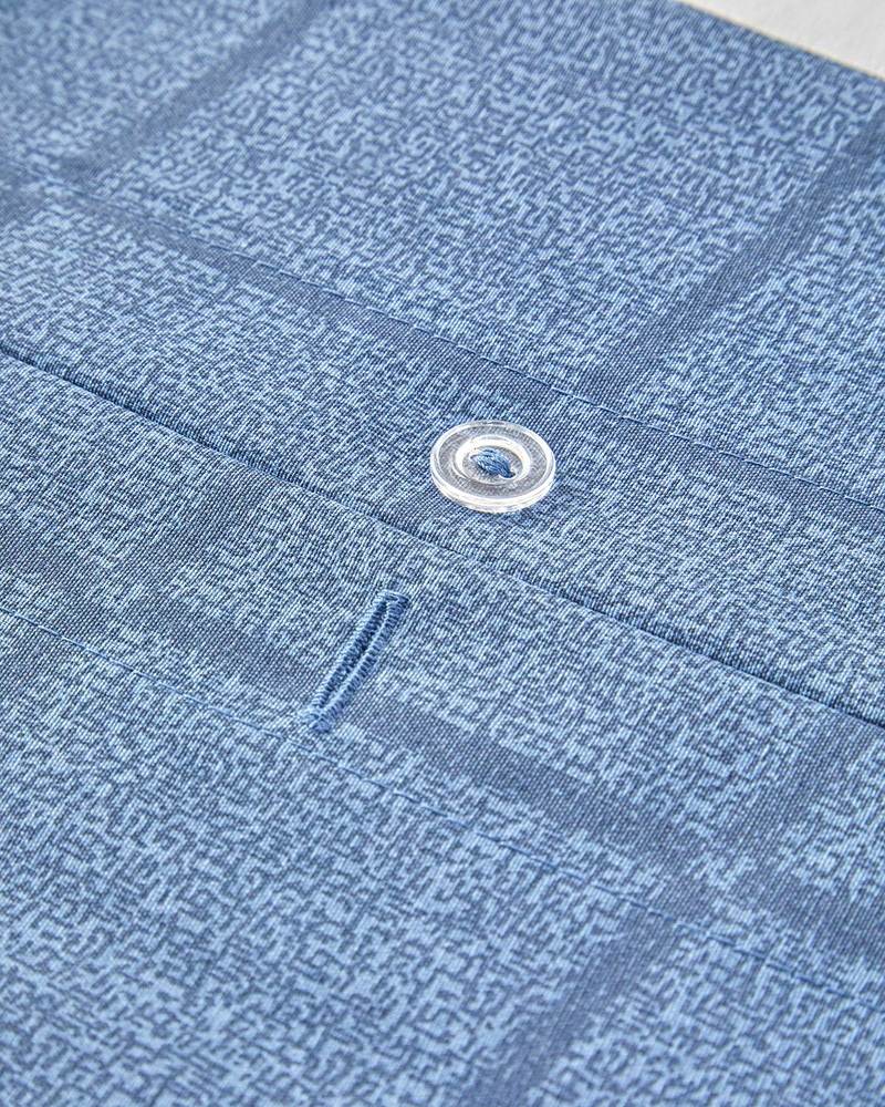 Textured Check Kolay Ütülenir Çift Kişilik Nevresim Seti 200x220 cm Lacivert