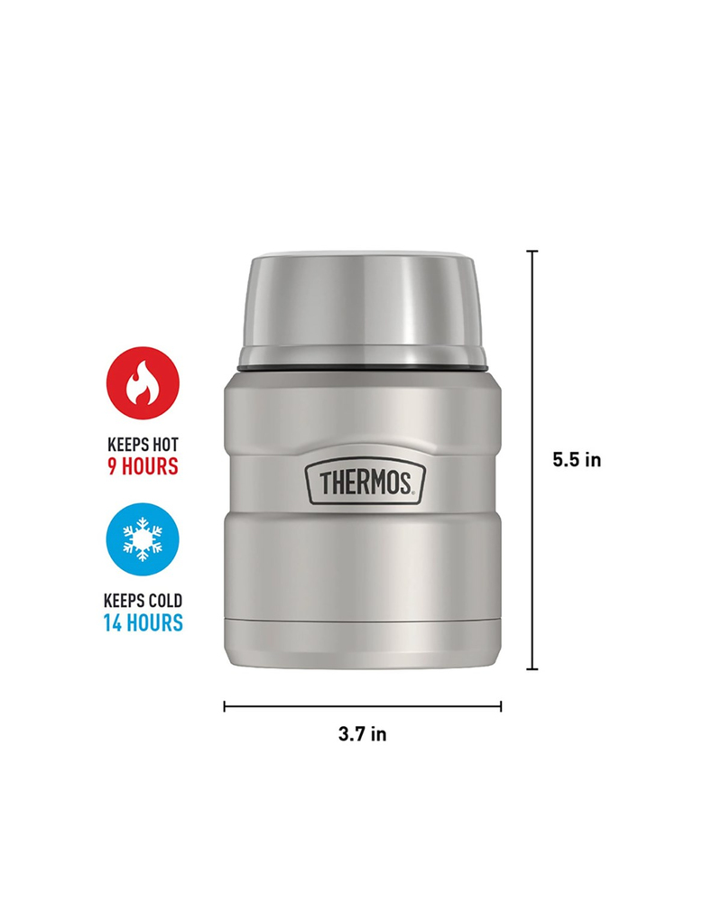 Thermos SK3000 Stainless King Yemek Termosu 0,47 L Matte Stainless Steel (MS)