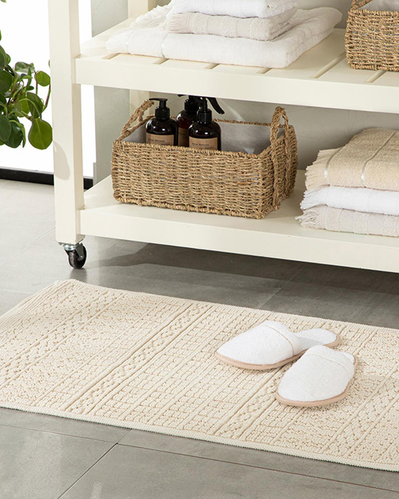 Thore Pamuklu Kilim Krem