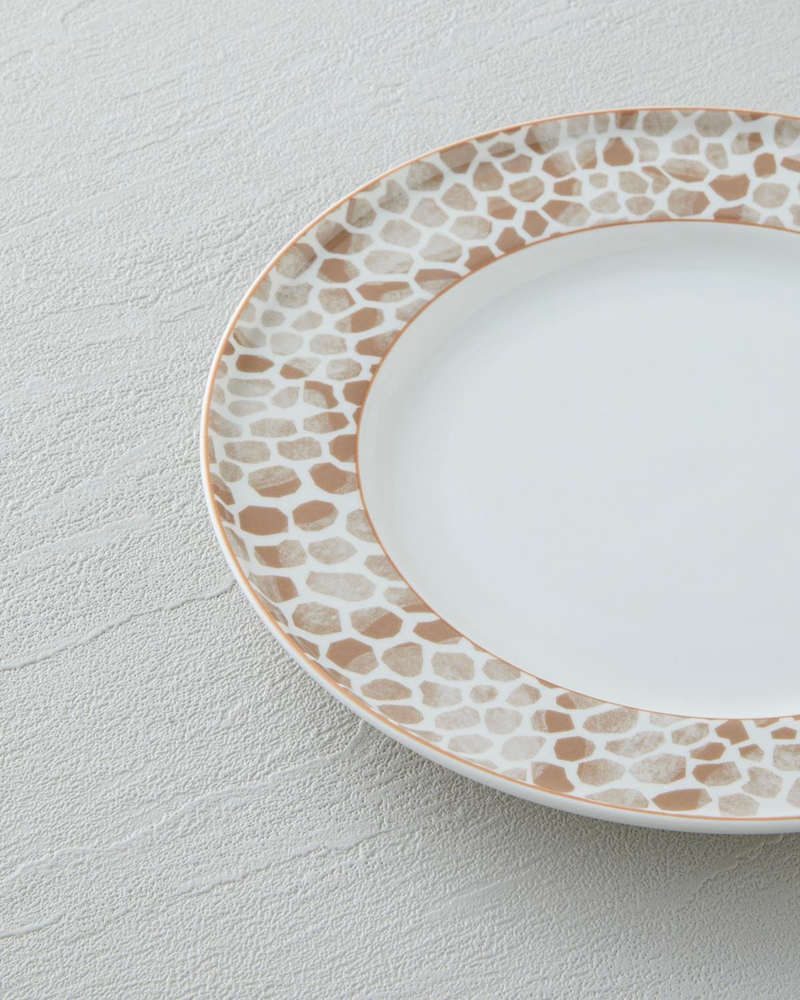Tierra Bone Porselen Yemek Takımı 24 Parça 6 Kişilik Kahverengi
