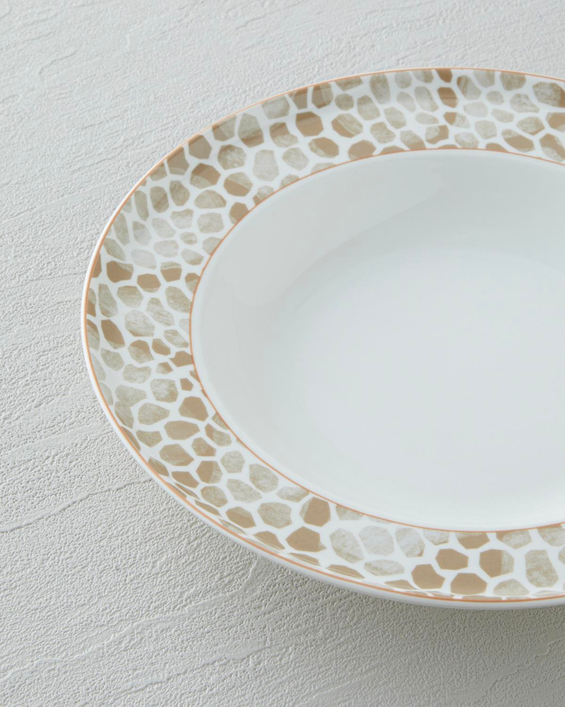 Tierra Bone Porselen Yemek Takımı 24 Parça 6 Kişilik Kahverengi
