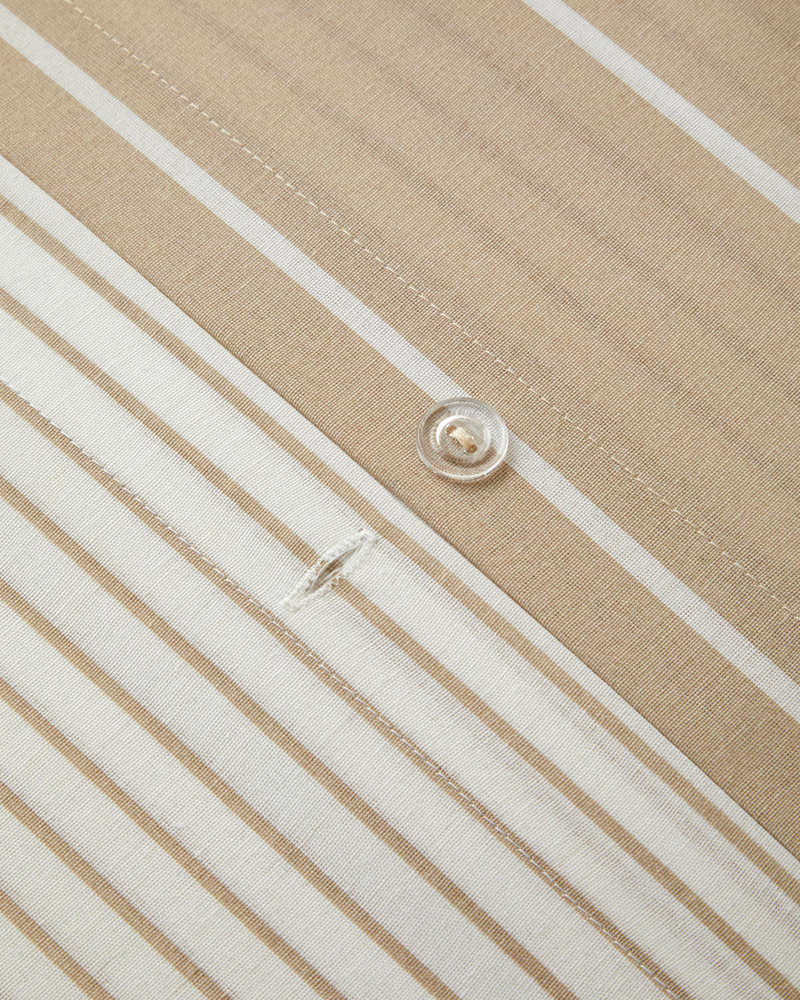 Timeless Line Kolay Ütülenir Çarşaflı Tek Kişilik Nevresim Takımı 160x220 cm Bej