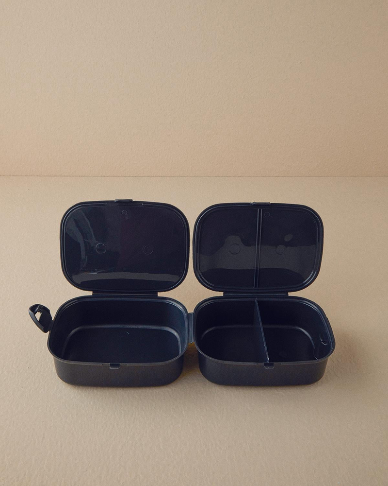 Trendy Plastik Bölmeli Lunch Box Antrasit