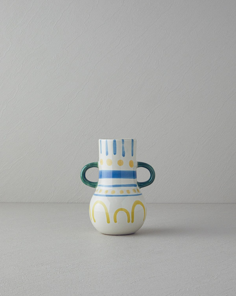 Valencia Stoneware Vazo Multicolor