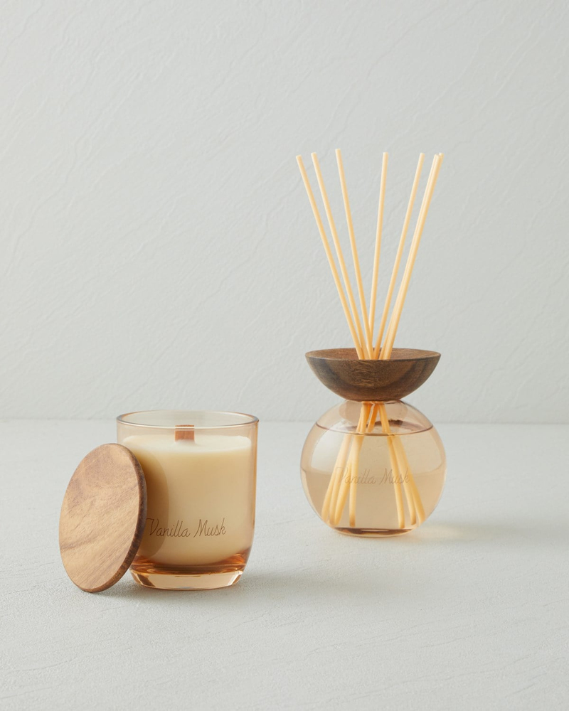Vanilla Musk Kokulu Mum 180 gr