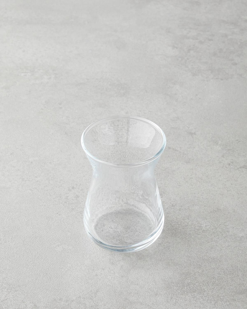 Velin Cam 6'lı Çay Bardağı 132 ml Şeffaf