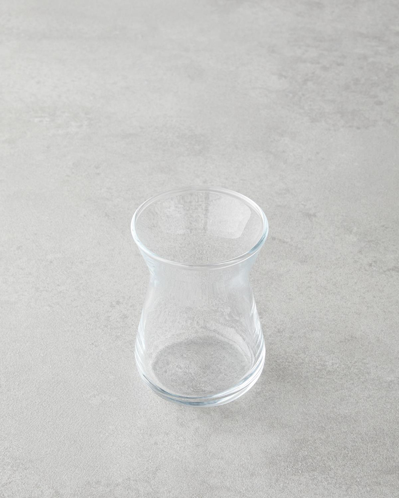Velin Cam 6'lı Çay Bardağı 132 ml Şeffaf