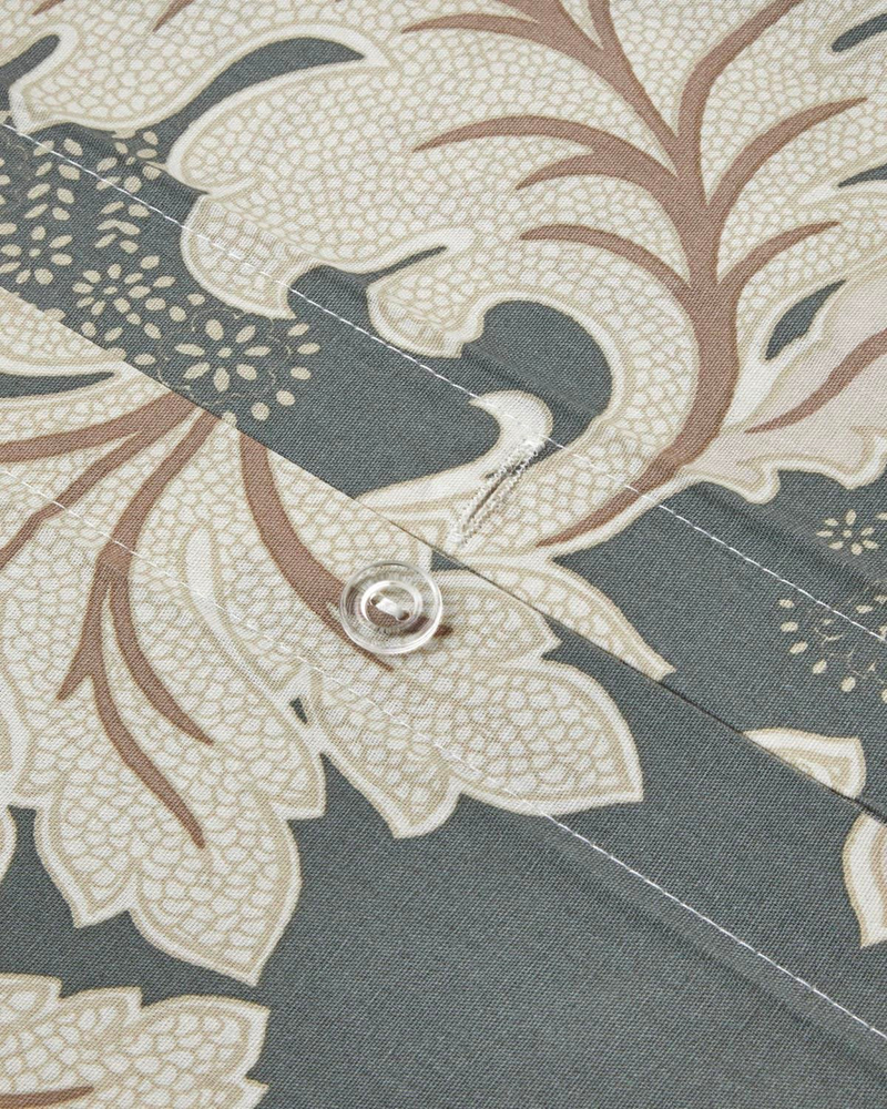 Veloria Çift Kişilik Nevresim Takımı 200x220 cm Yeşil-Pudra