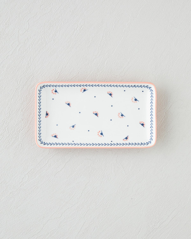 Verlina New Bone China Çerezlik 17x10 cm Mavi