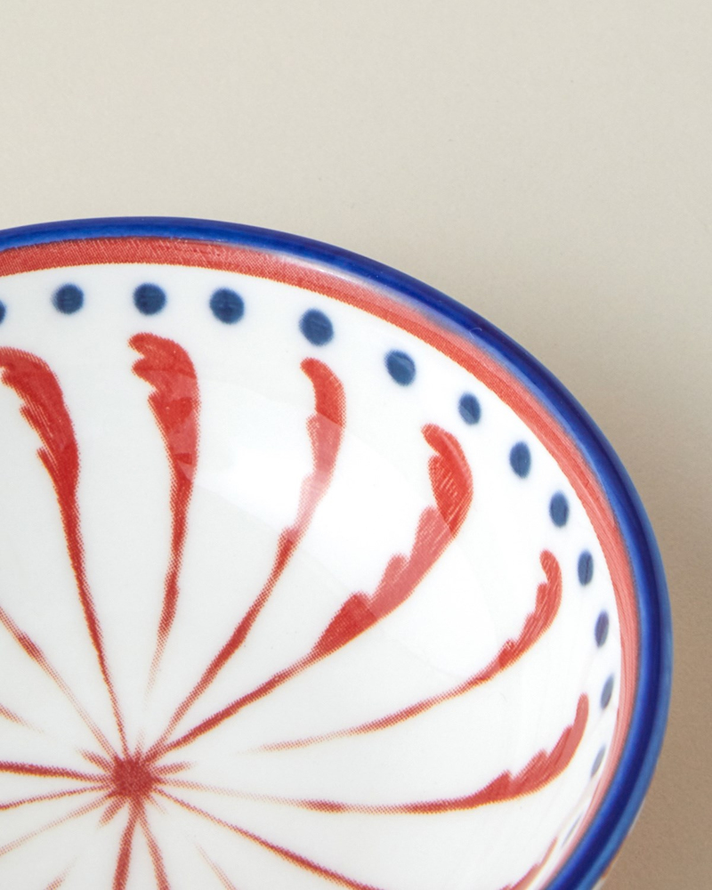 Verlune New Bone China Kase 9 cm Mavi - Pembe