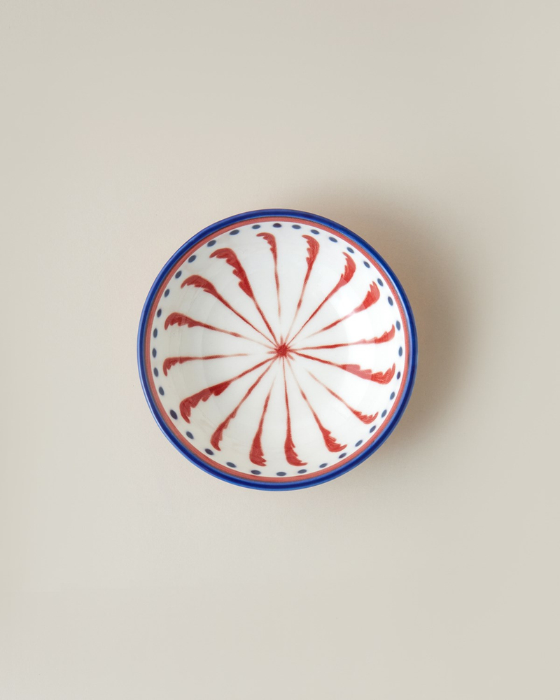 Verlune New Bone China Kase 9 cm Mavi - Pembe