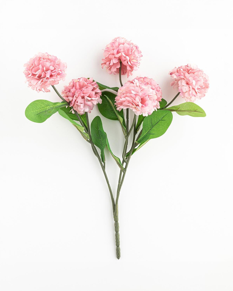 Viburnum Bouquet Plastik Tek Dal Yapay Çiçek Pembe