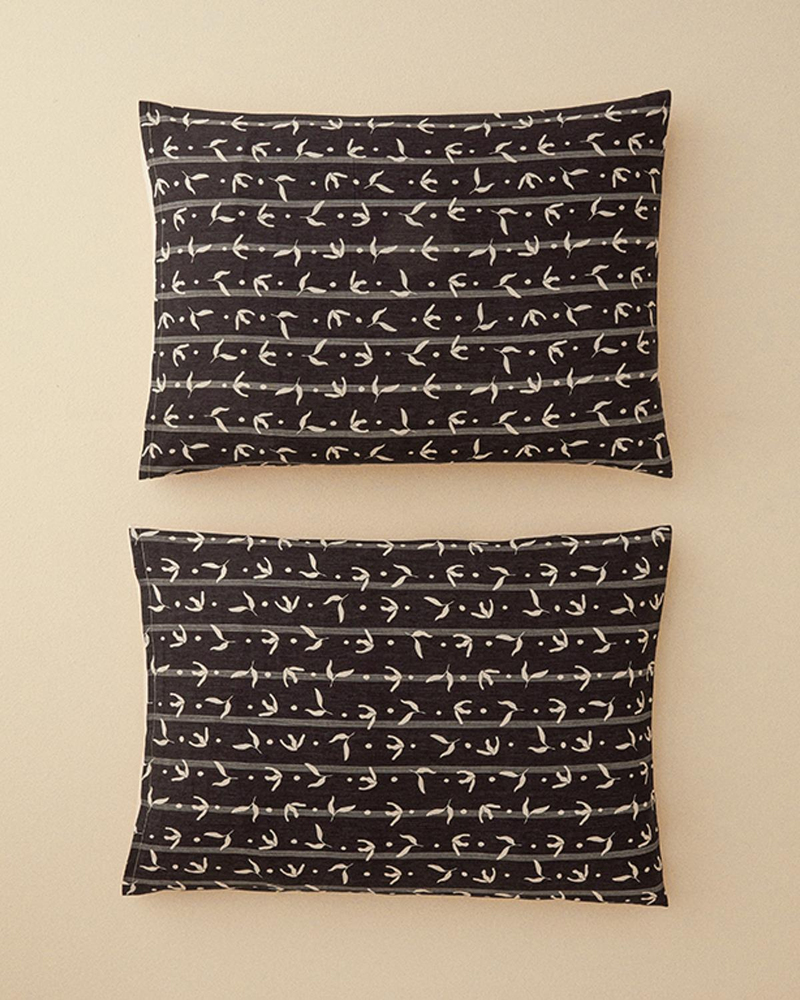 Vinette Dijital Baskılı Soft Cotton 2'li Yastık Kılıfı Bej
