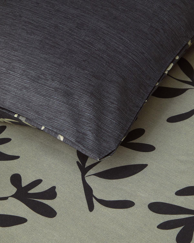 Vinette Dijital Baskılı Soft Cotton Çift Kişilik Nevresim Seti Yeşil