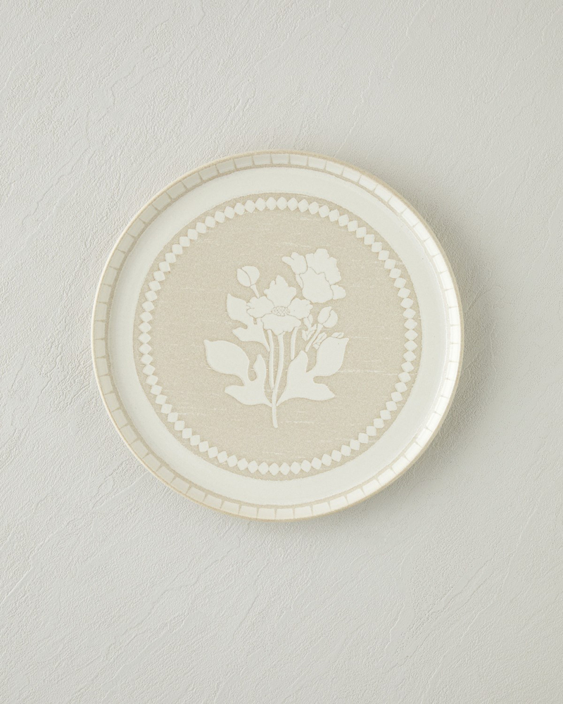 Viola Stoneware Kahvaltı ve Sunum Seti 12 Parça 6 Kişilik Bej