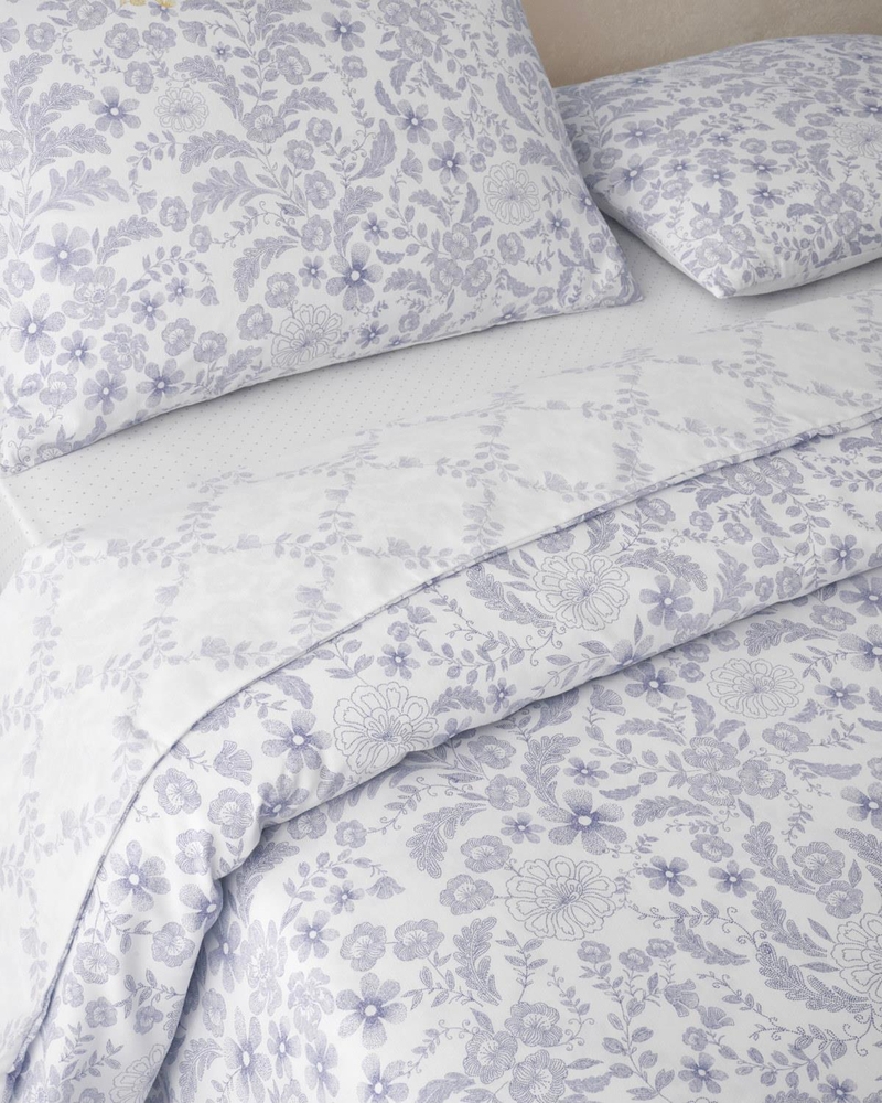 Vionne Kolay Ütülenir Çift Kişilik Nevresim Takımı 200x220 cm Lila