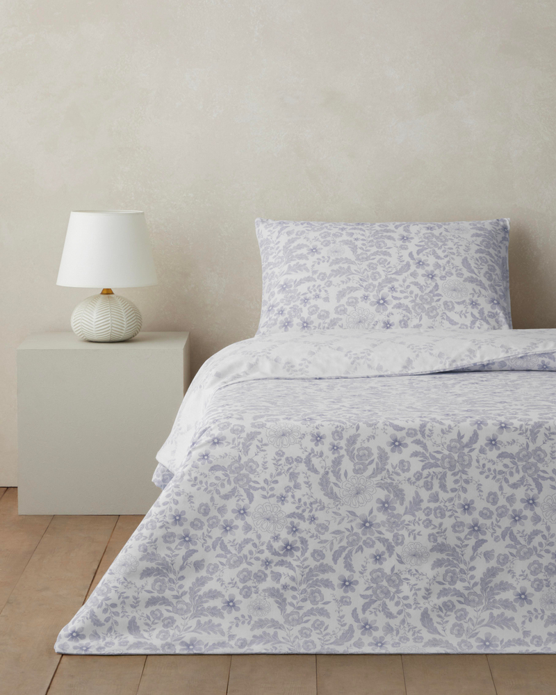 Vionne Kolay Ütülenir Tek Kişilik Nevresim Takımı 160x220 cm Lila