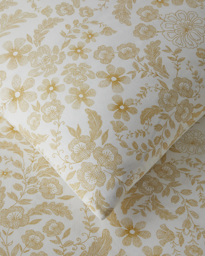 Vionne Kolay Ütülenir Tek Kişilik Nevresim Takımı 160x220 cm Açık Sarı
