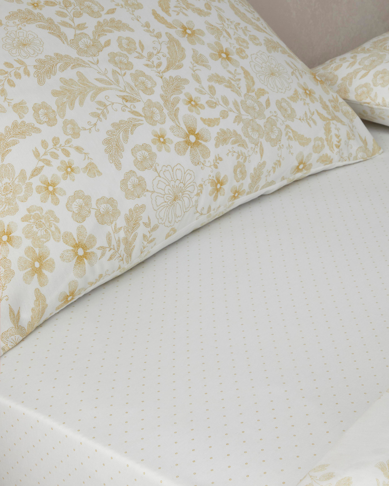 Vionne Kolay Ütülenir Tek Kişilik Nevresim Takımı 160x220 cm Açık Sarı