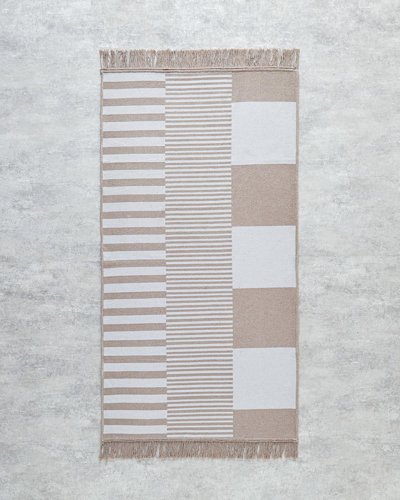 Vortice Dokuma Kilim 80x150 cm Krem