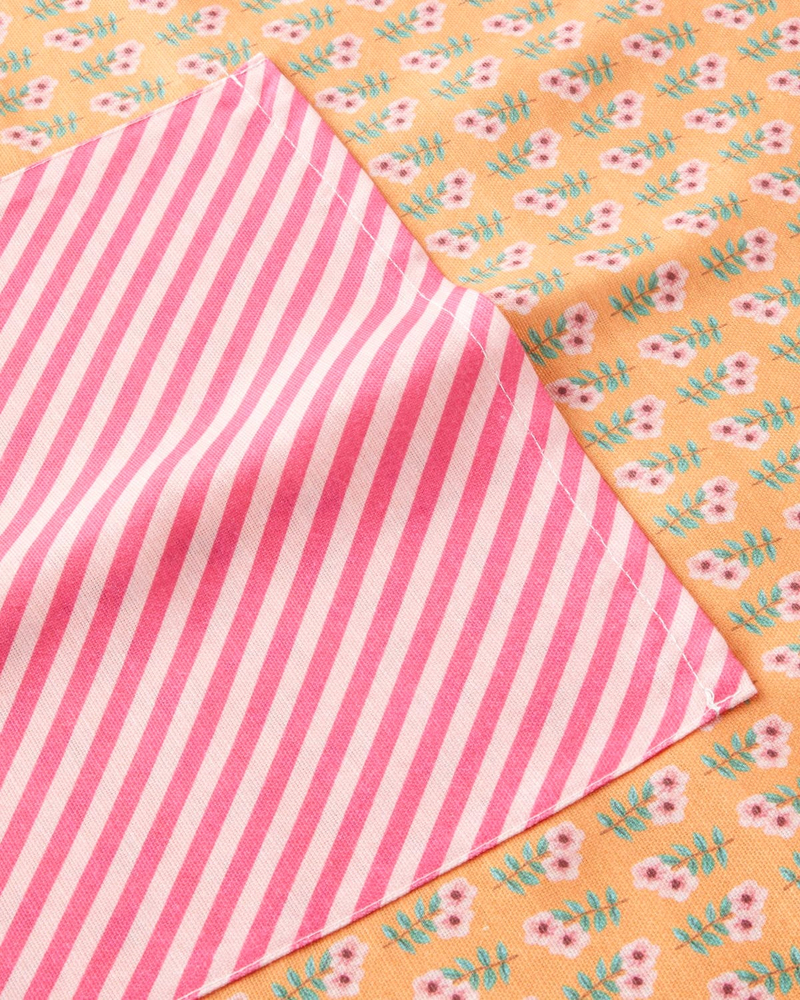 Whispering Petals Polyester Mutfak Önlüğü 75x80 cm Pembe - Turuncu