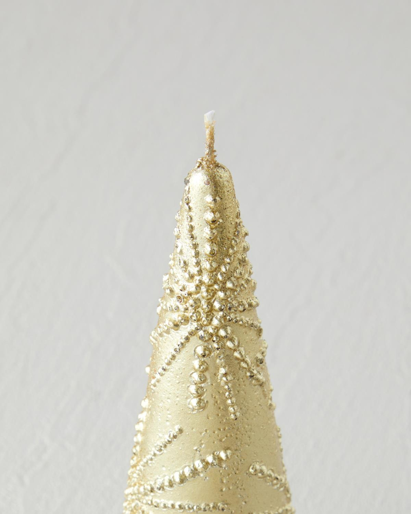 White Tree Mum 15 cm Gold