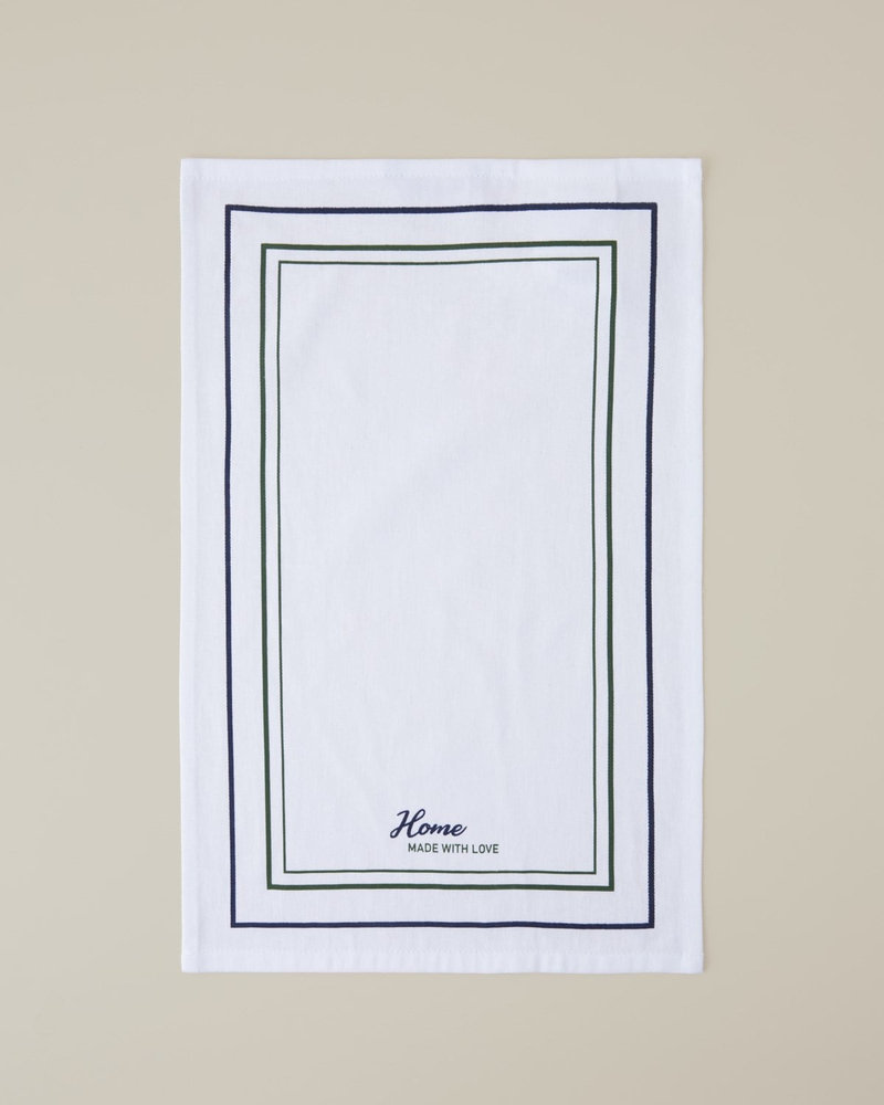 With Love Pamuk Polyester Kurulama Bezi 30x50 cm Lacivert – Yeşil