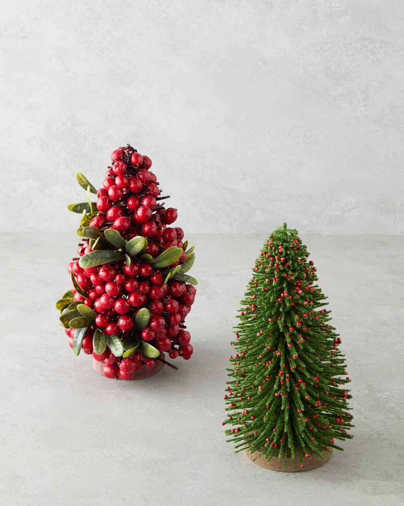 Yılbaşı Ağacı Dekoratif Obje 22 cm Yeşil