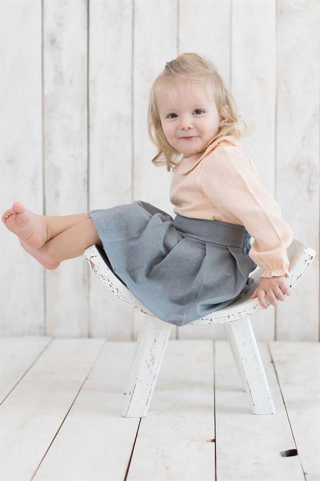 OrganicEra Organic Baby Skirt, Grey