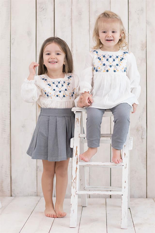 OrganicEra Organic Baby Skirt, Grey